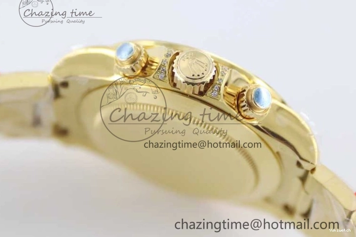 Diamonds YG Edition 1:1 Best Steel YG TWF on YG Dial Daytona A7750 116595RBOW 904L Bracelet Black 0306